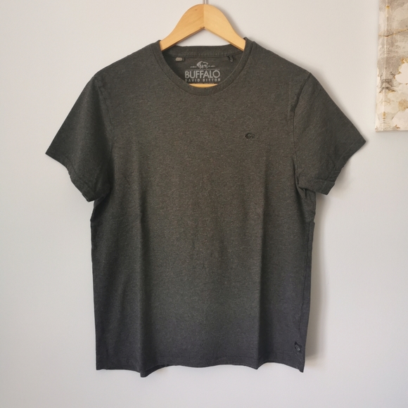 Buffalo David Bitton Men's Tshirt S/S round neck M - Picture 2 of 2